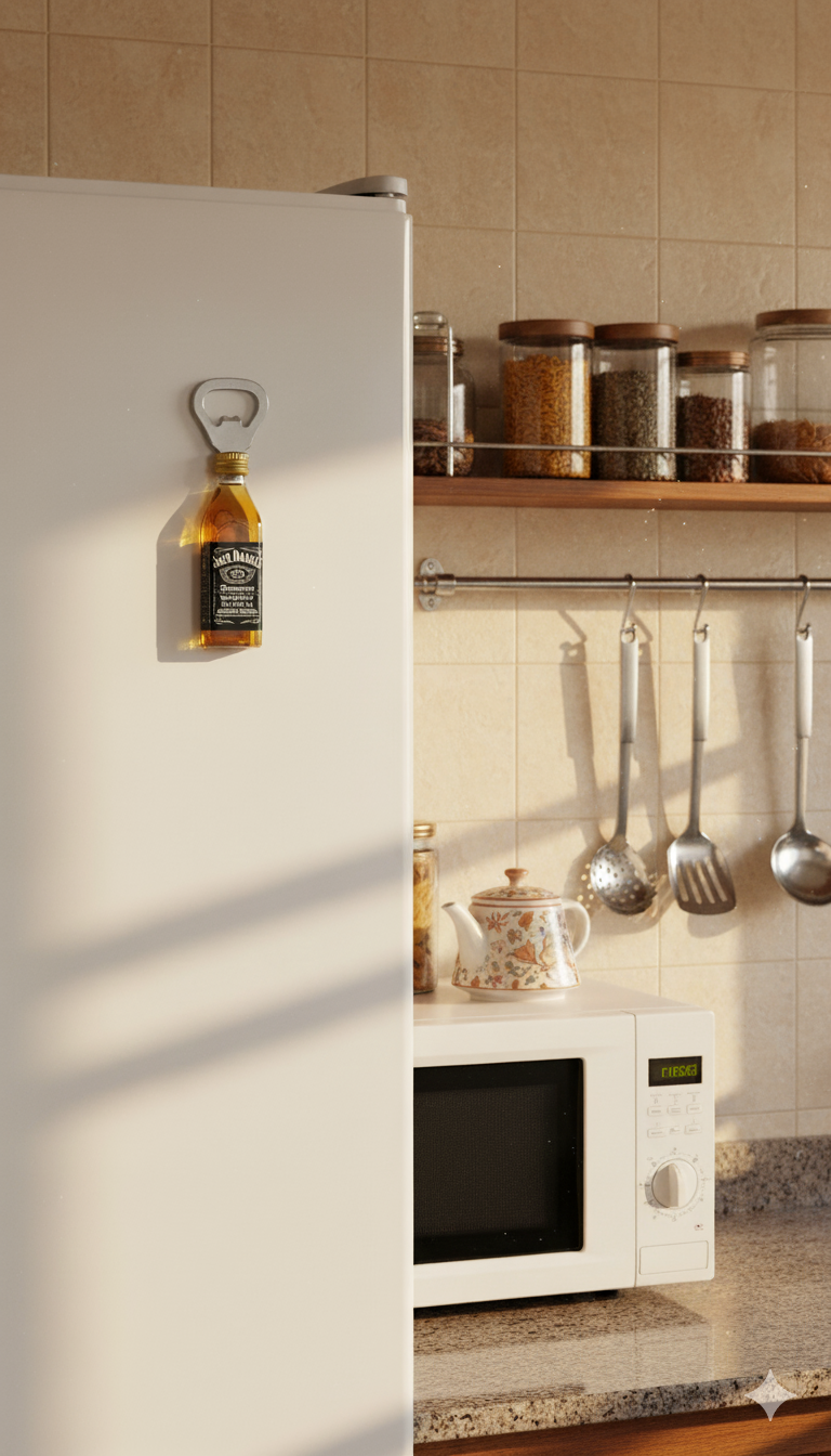 JACK BEER BOTTLE OPENER MAGNET