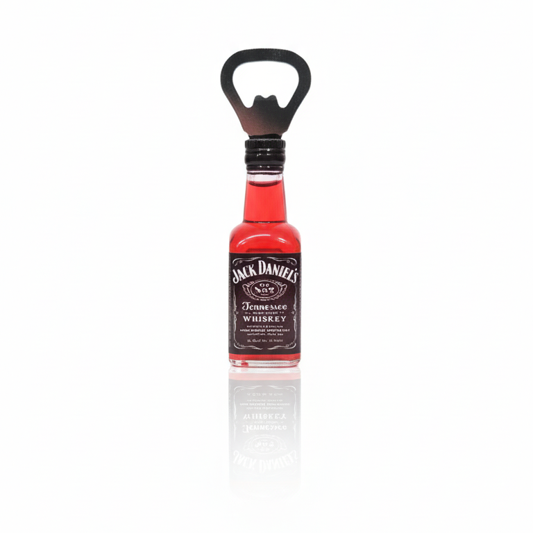 JACK RED BEER BOTTLE OPENER  FRIDGE  MAGNET