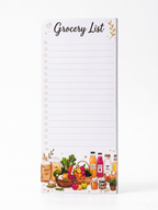 GROCERY LIST  PLANNER FRIDGE MAGNET  ( 1 MAGNETIC MARKER WITH ERAZER FREE)