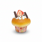 STRAWBERRY MUFFIN FRIDGE  MAGNET