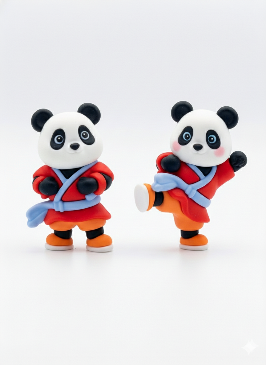 JUDO PANDA FRIDGE MAGNET ( RANDOM DESIGN )