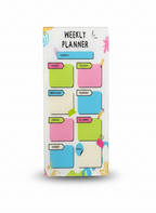 WEEKLY PLANNER FRIDGE MAGNET ( 1 MAGNETIC MARKER WITH ERAZER FREE)