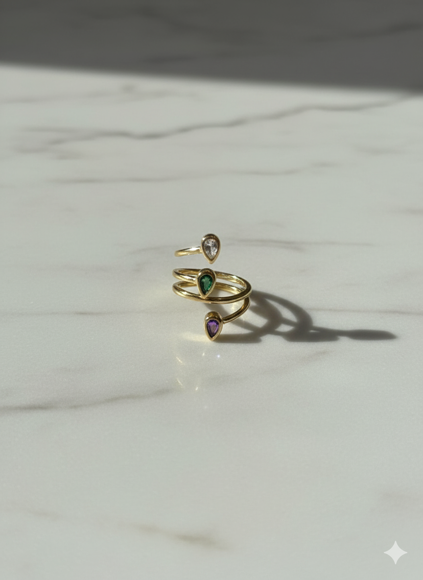 Aurora Trio Ring