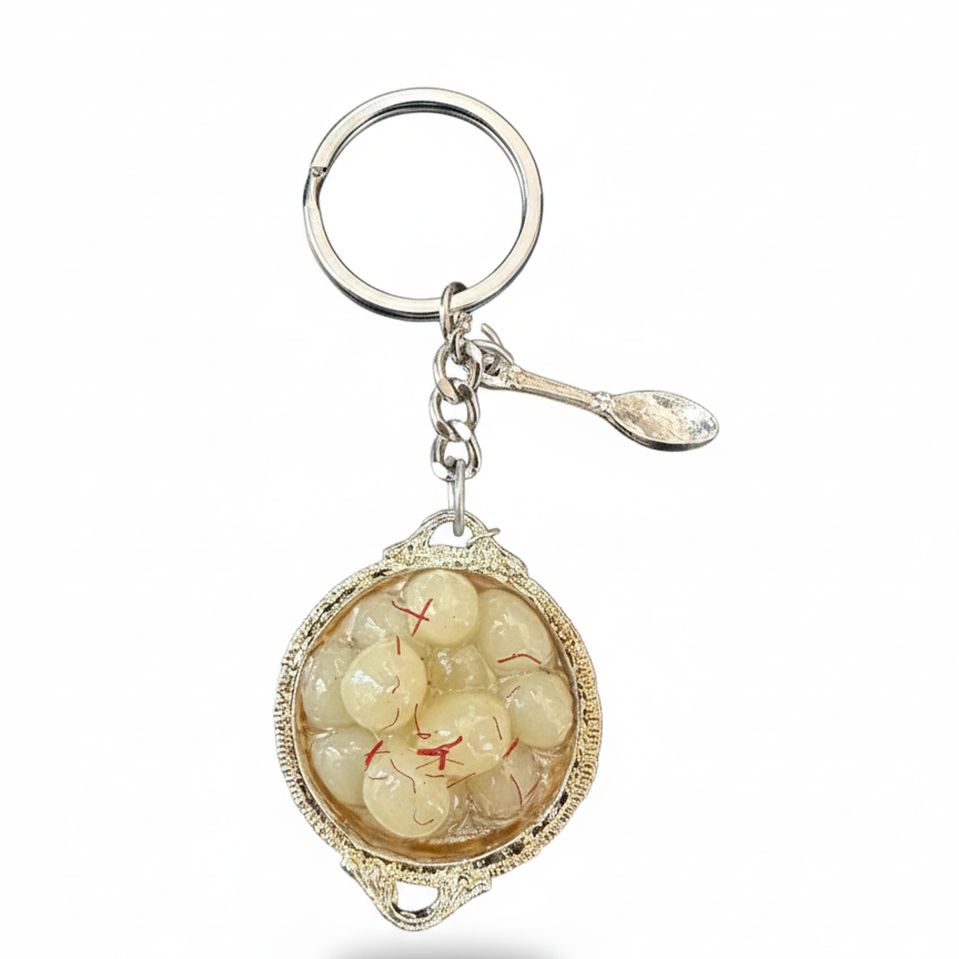 RASGULLA  FOOD KEYCHAIN