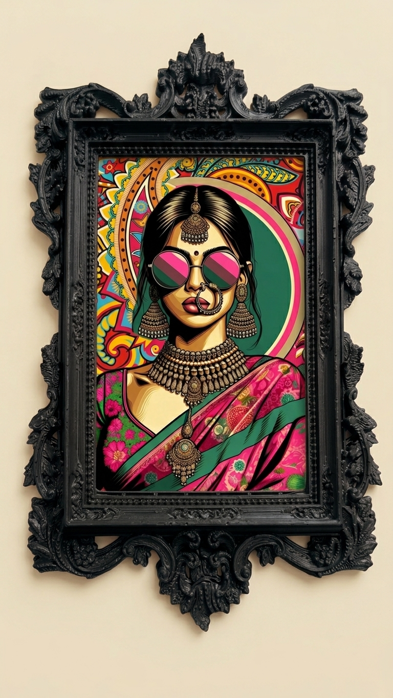 POP ART DESI QUEEN  FRIDGE MAGNET  (PREPAID ONLY )