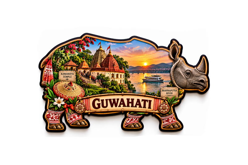 GHUWATI  FRIDGE MAGNET