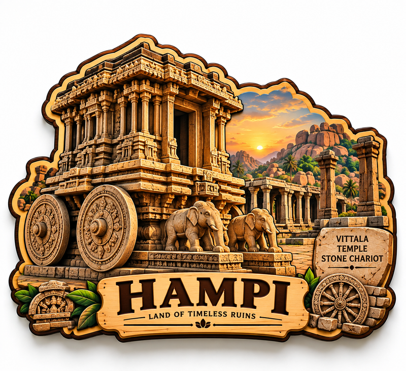 HAMPI FRIDGE MAGNET