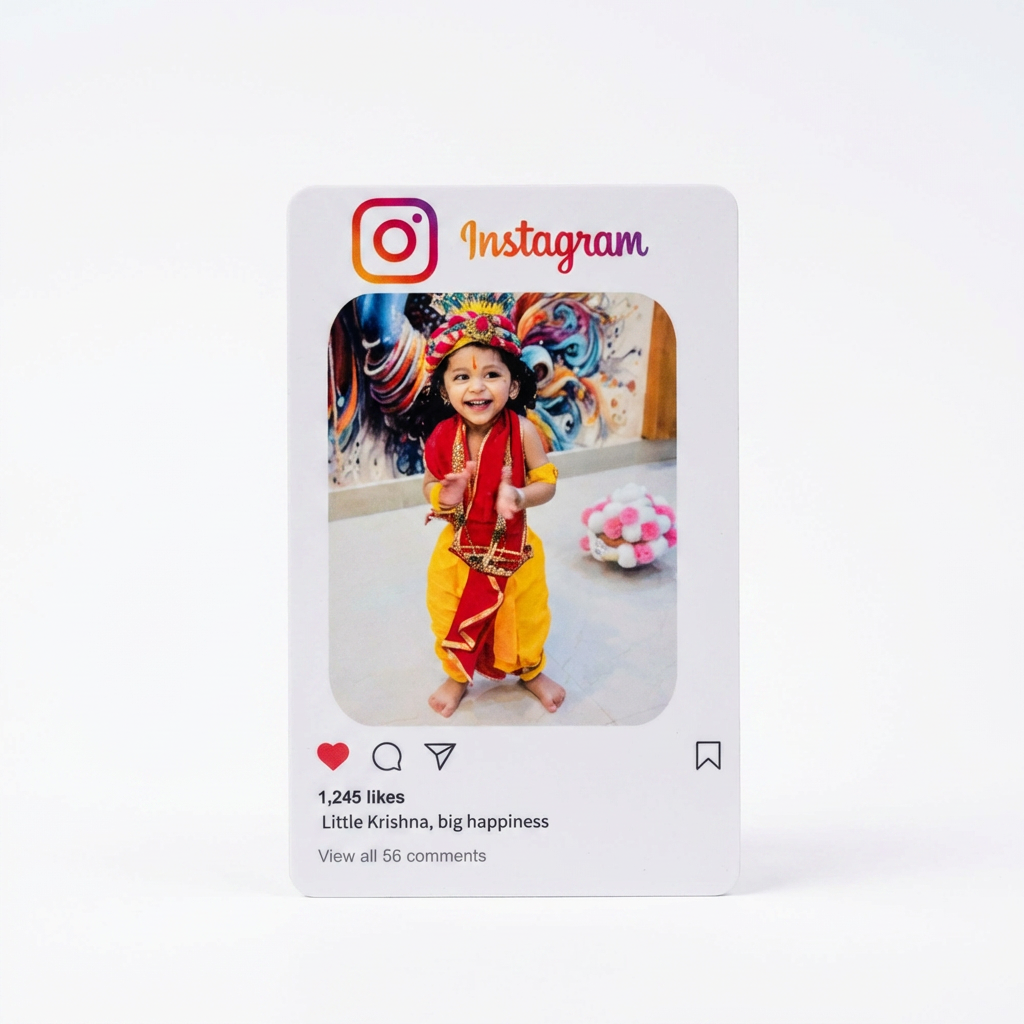 INSTA Photo FRIDGE Magnet  (ONLY PREPAID ORDERS/CLICK TO ADD PICTURE)