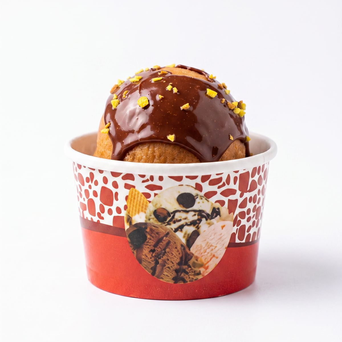 CHOCOLATE  SUNDAE FRIDGE  MAGNET