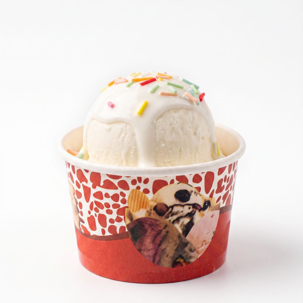 VANILLA SUNDAE FRIDGE  MAGNET