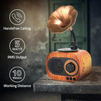 Retro Charm Bluetooth Gramophone Speaker – Vintage Elegance Meets Modern Sound!  Use code: PICKITTMELODY  and get 100/- OFF