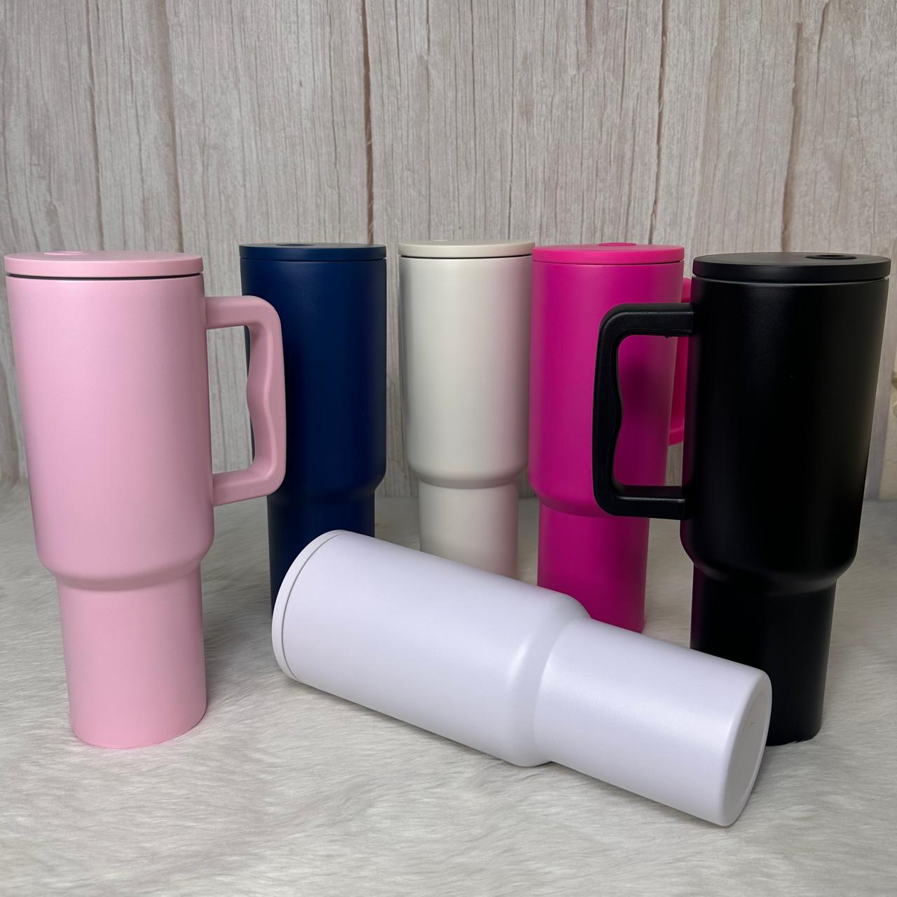 BLACK TUMBLER 1200ML 40 OZ