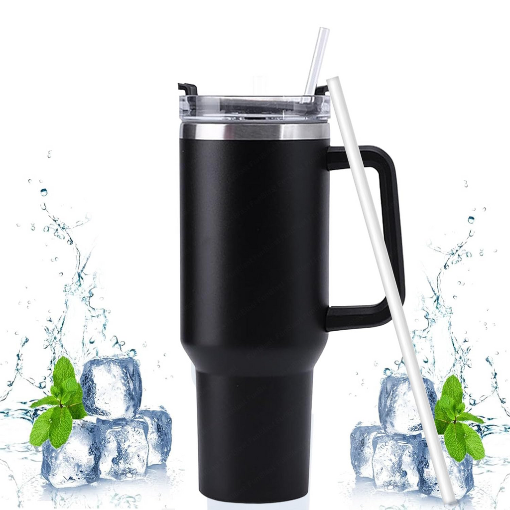 PLANE  BLACK TUMBLER 1200ML