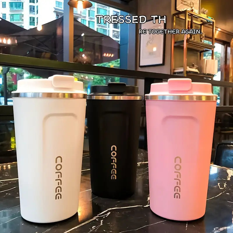 Coffee Mug  (black )Stainless Steel Insulated With Smart Temperature Display