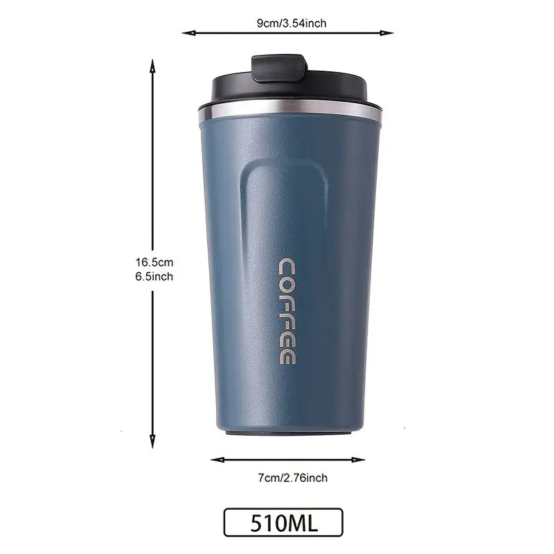 Travel Coffee Mug  (black ) Stainless steal