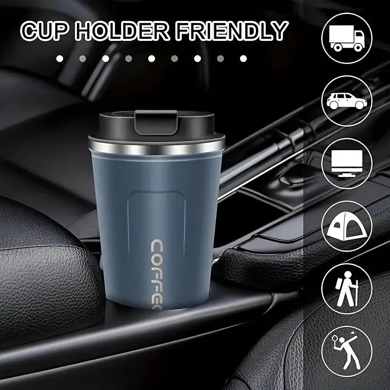 Travel Coffee Mug  (black ) Stainless steal