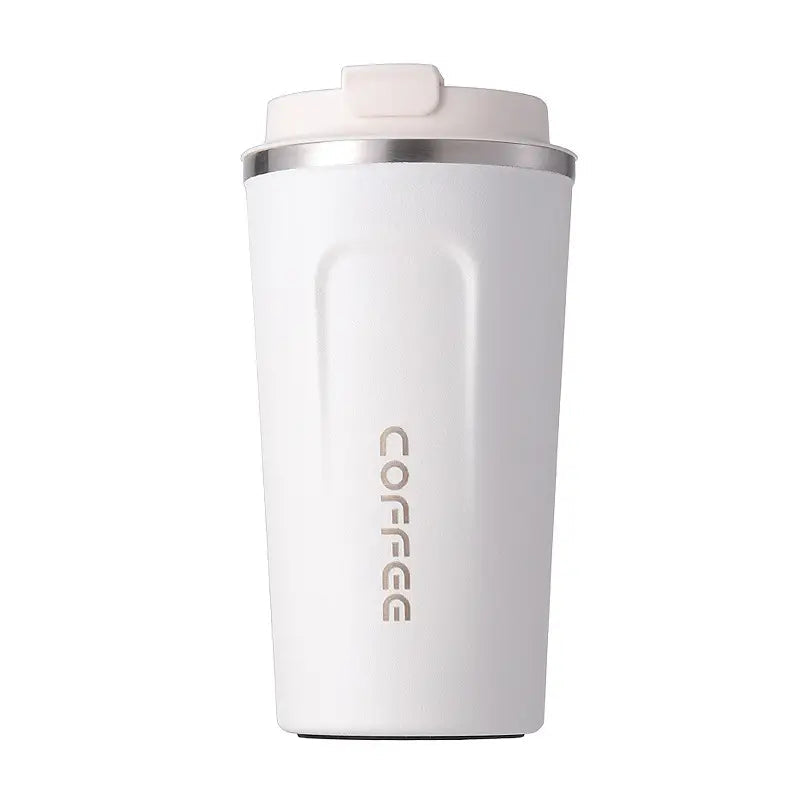 Travel Coffee Mug  (white ) Stainless steal