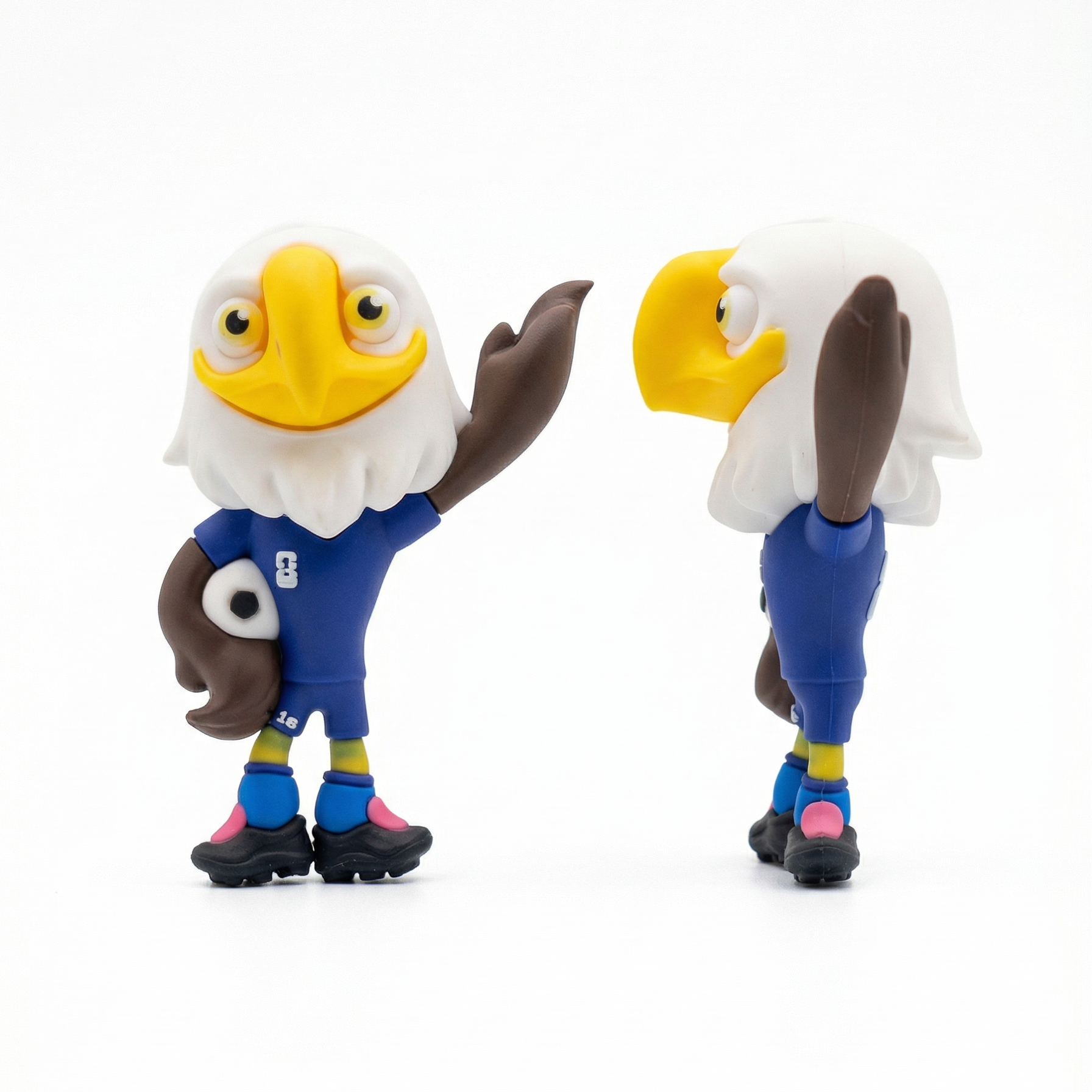 EAGLE FOOT BALL FRIDGE MAGNET