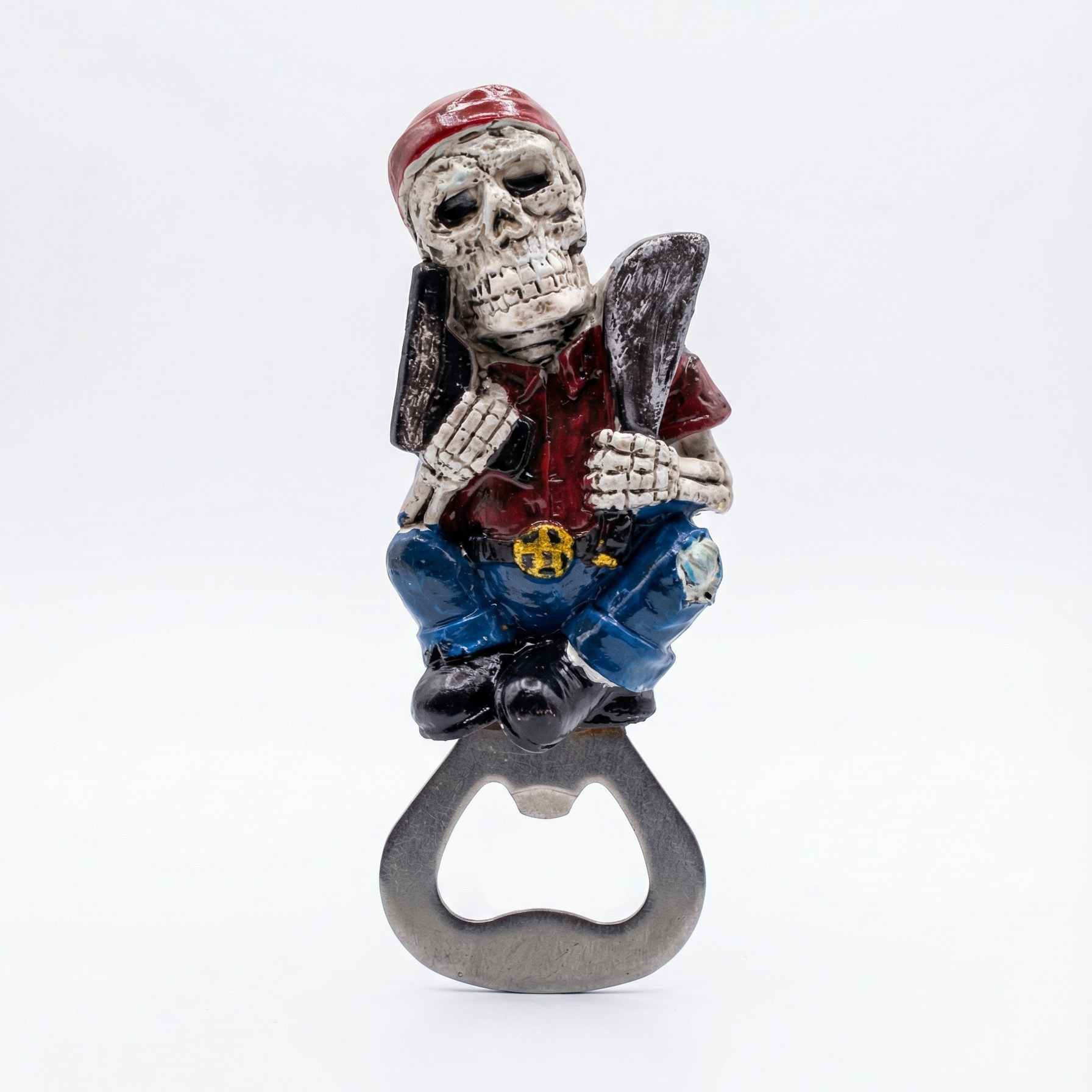GHOST PIRATE  FRIDGE MAGNET BOTTLE OPENER