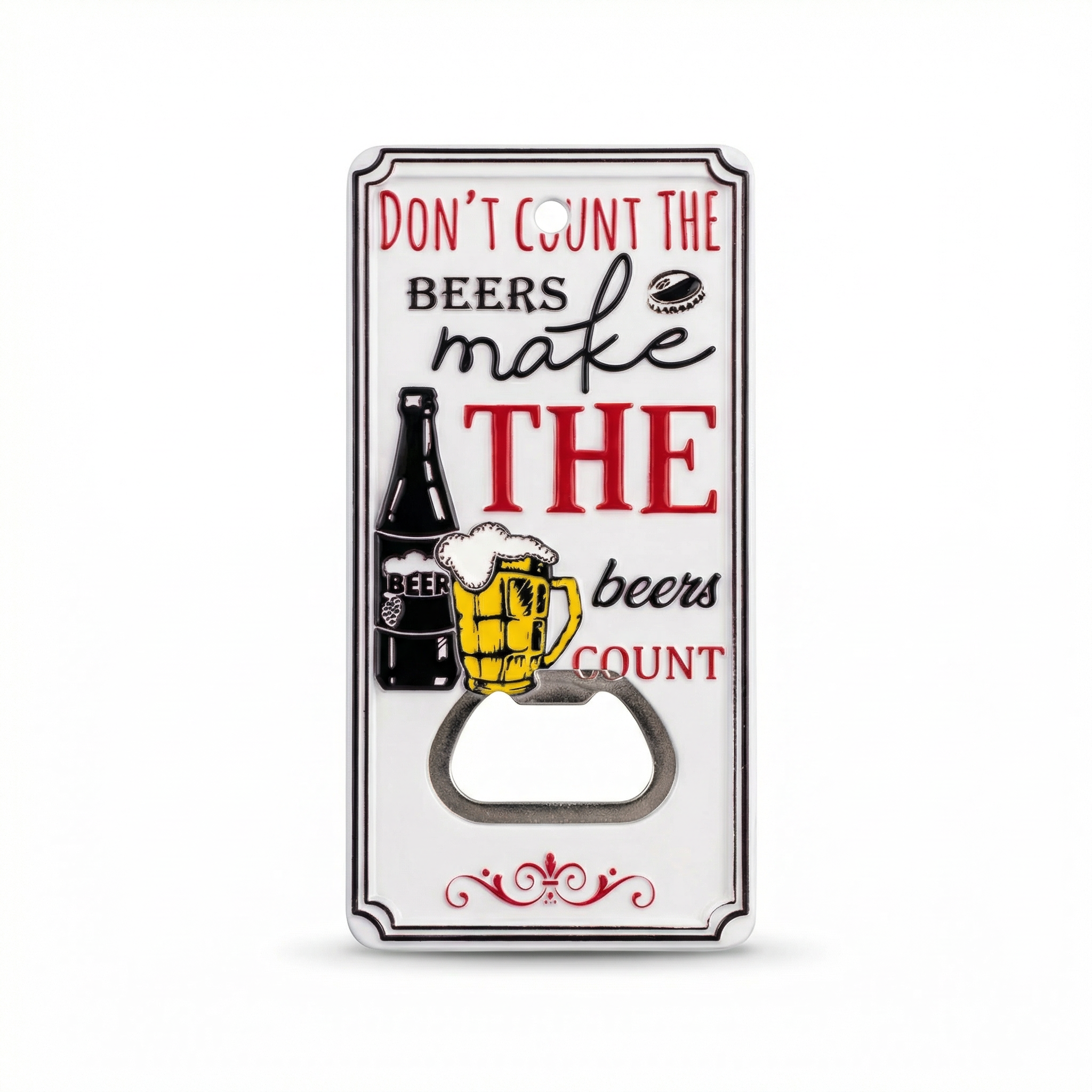 LOVE  FRIDGE MAGNET BOTTLE OPENER