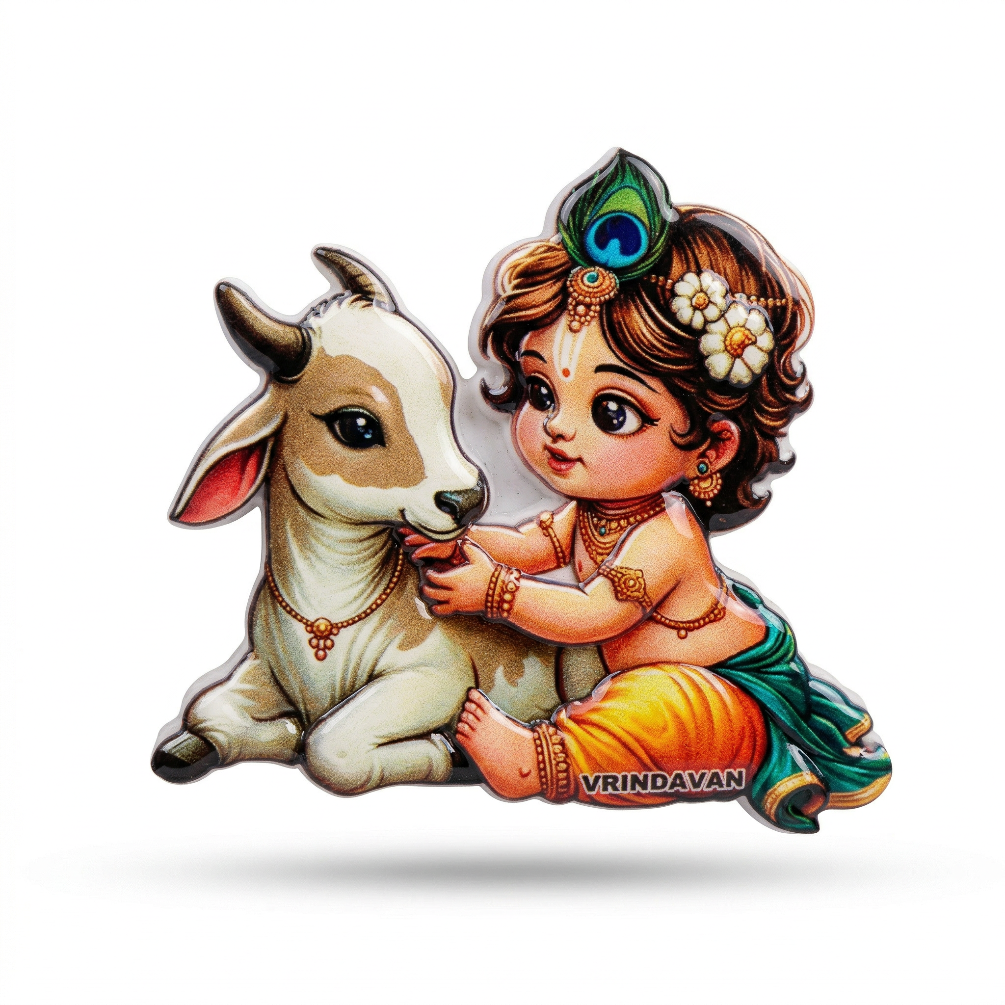 BABY KRISHNA FRIDGE MAGNET