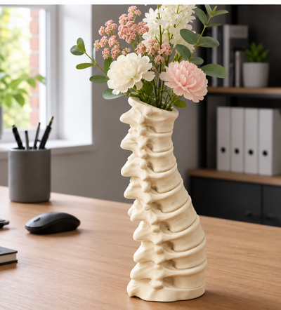 Anatomical Spine Flower Vase