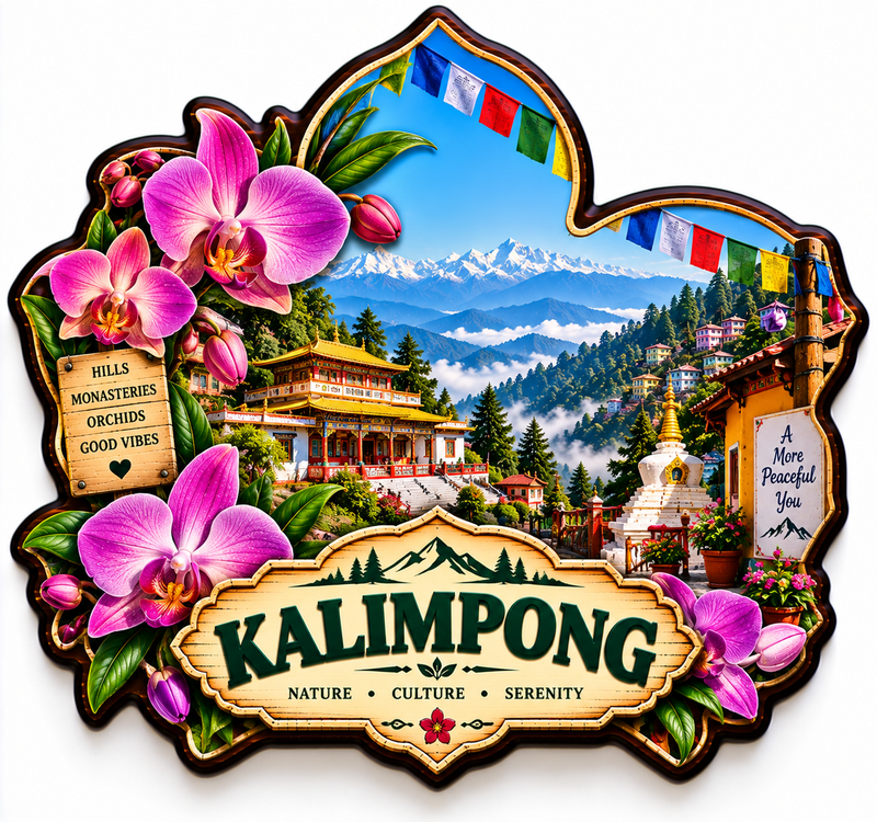 KALINMPONG FRIDGE MAGNET