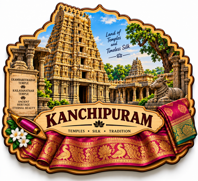 KANCHIPURAM FRIDGE MAGNET