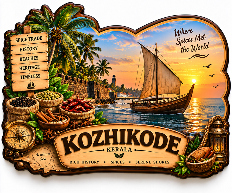 KOZHIKODE FRIDGE MAGNET