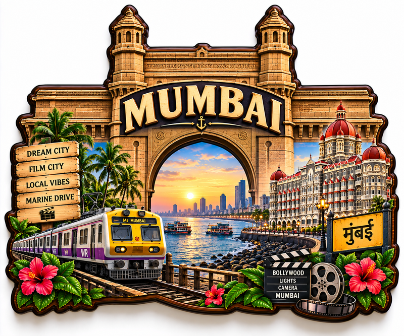 MUMBAI FRIDGE MAGNET