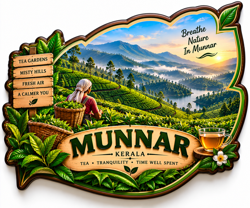 MUNNAR FRIDGE MAGNET