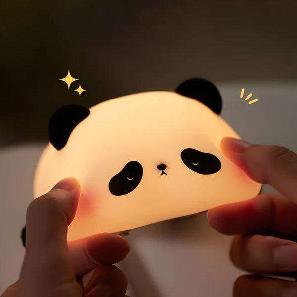 Silicone sleeping panda Lamp