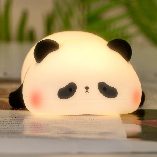 Silicone sleeping panda Lamp