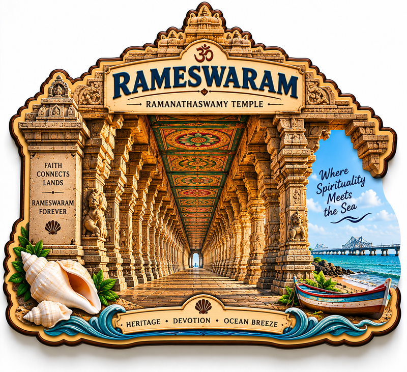 RAMESWARAM FRIDGE MAGNET