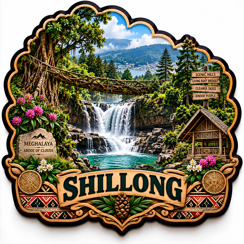 SHILLONG  FRIDGE MAGNET