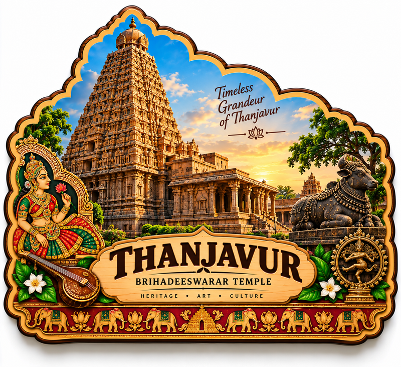 THANJAVUR FRIDGE MAGNET