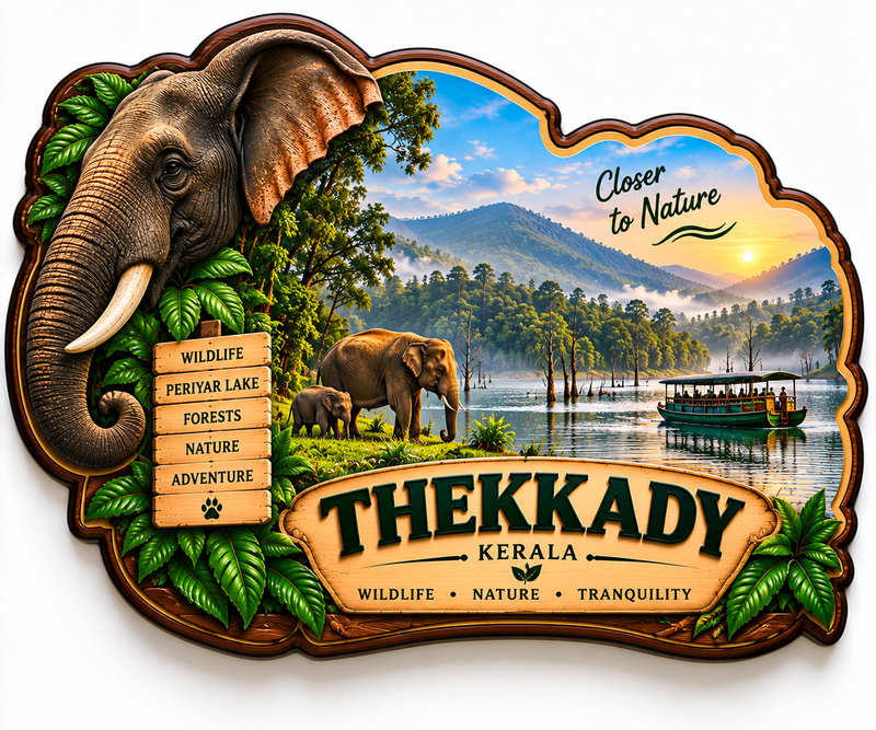 THEKKADY FRIDGE MAGNET