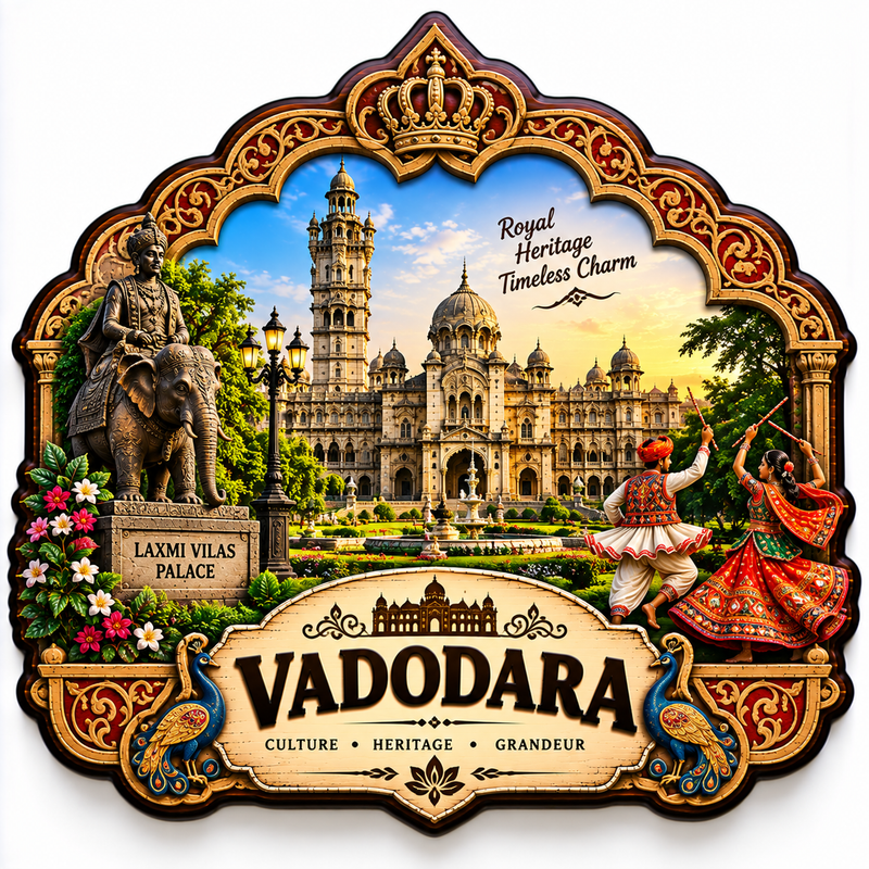 VADODARA FRIDGE MAGNET