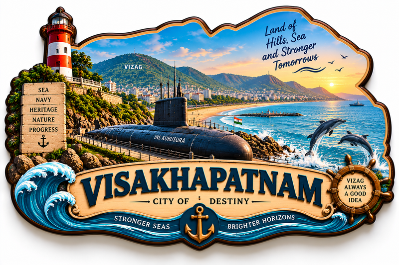 VISHAKAPATNAM FRIDGE MAGNET