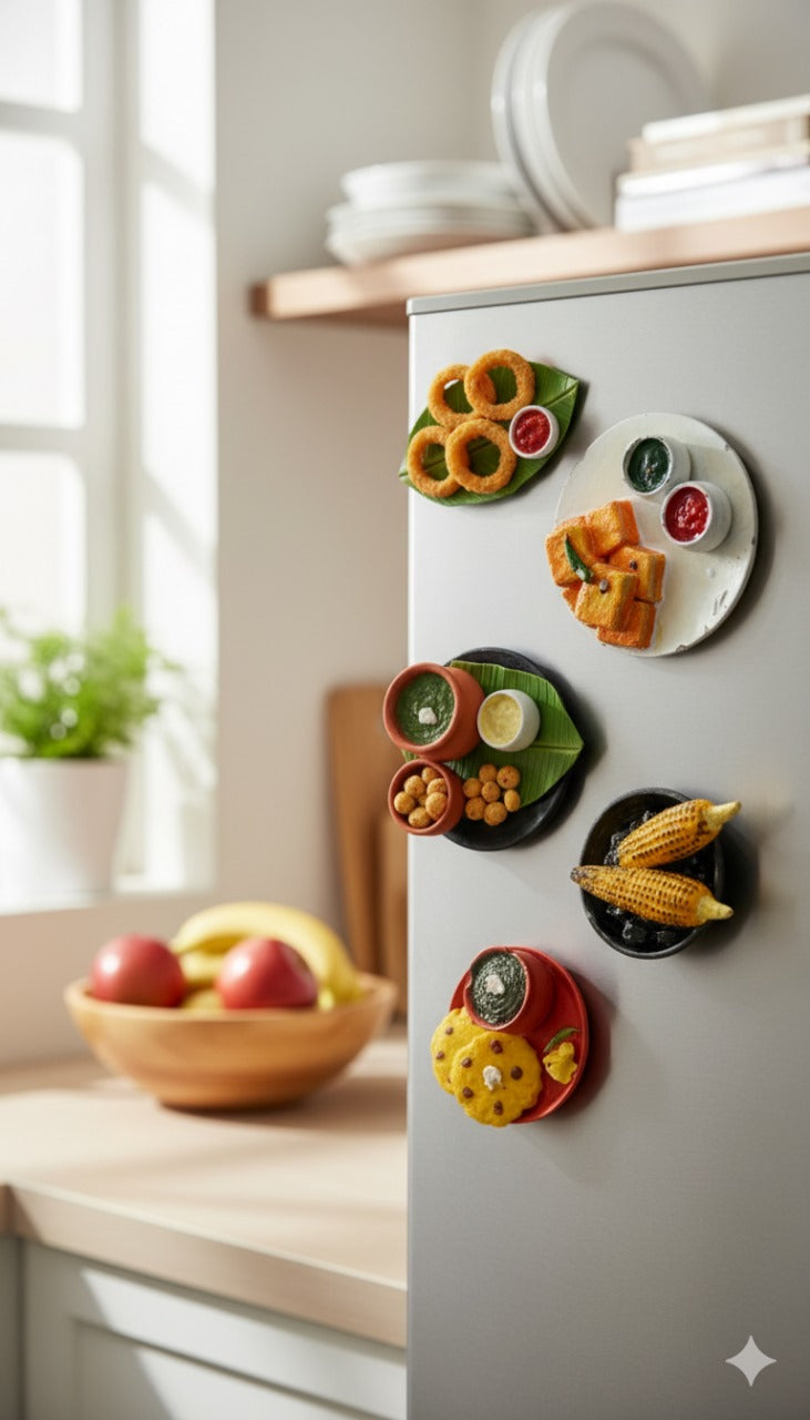 MAKKI ROTI  FRIDGE MAGNET