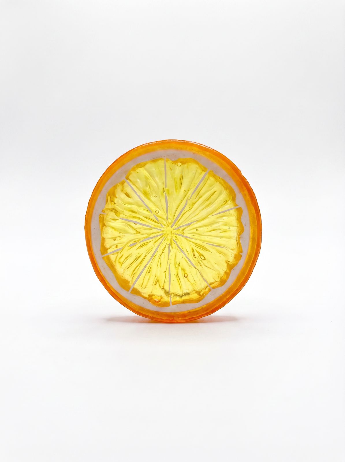 ORANGE SLICE  FRIDGE MAGNET