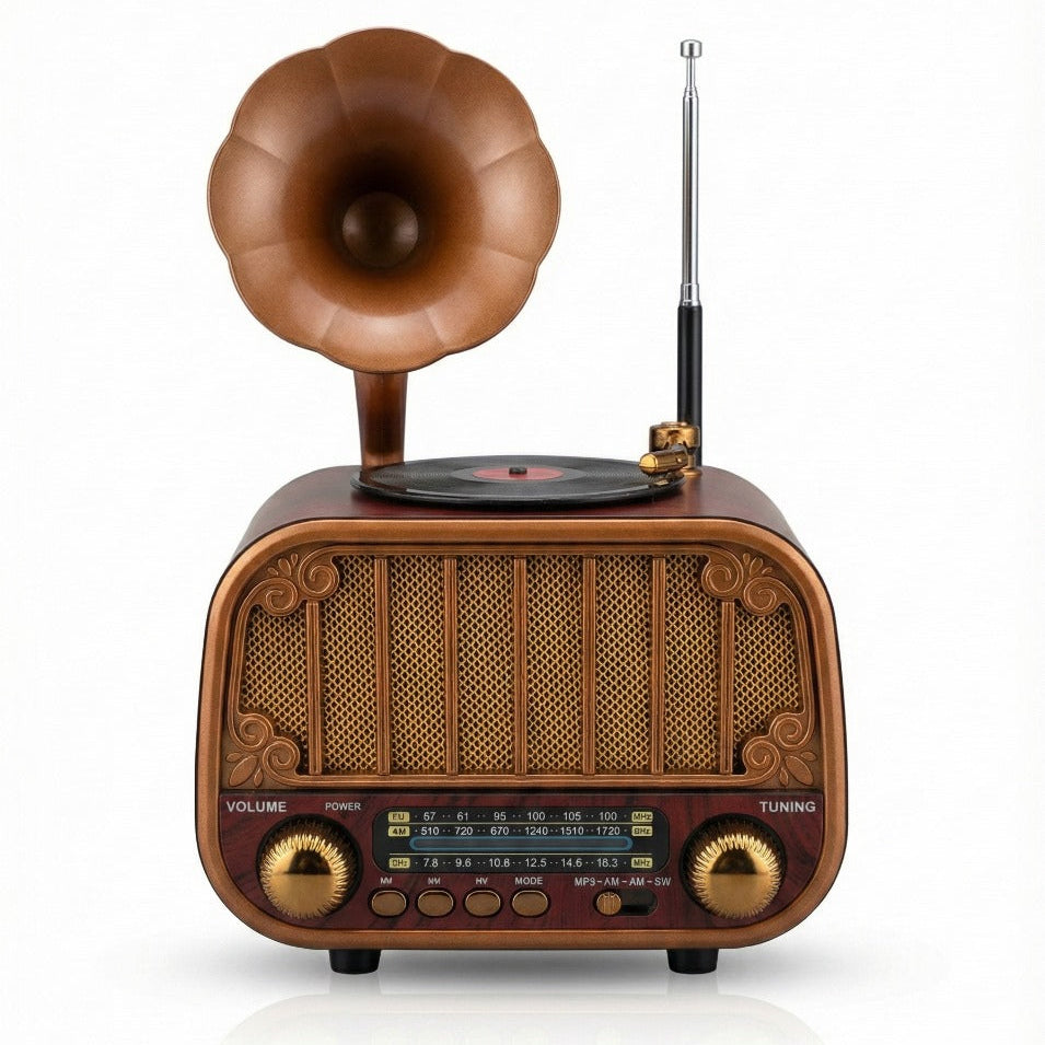 Pickitt Market – NostalgoWave Retro BT,Radio Speaker