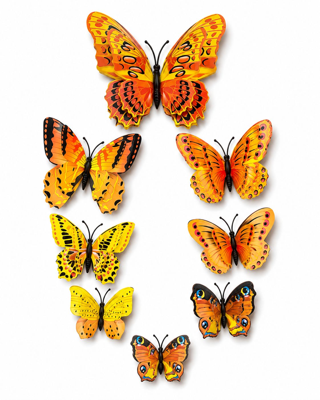 BUTTERFLY FRIDGE MAGNET (pack of 6)