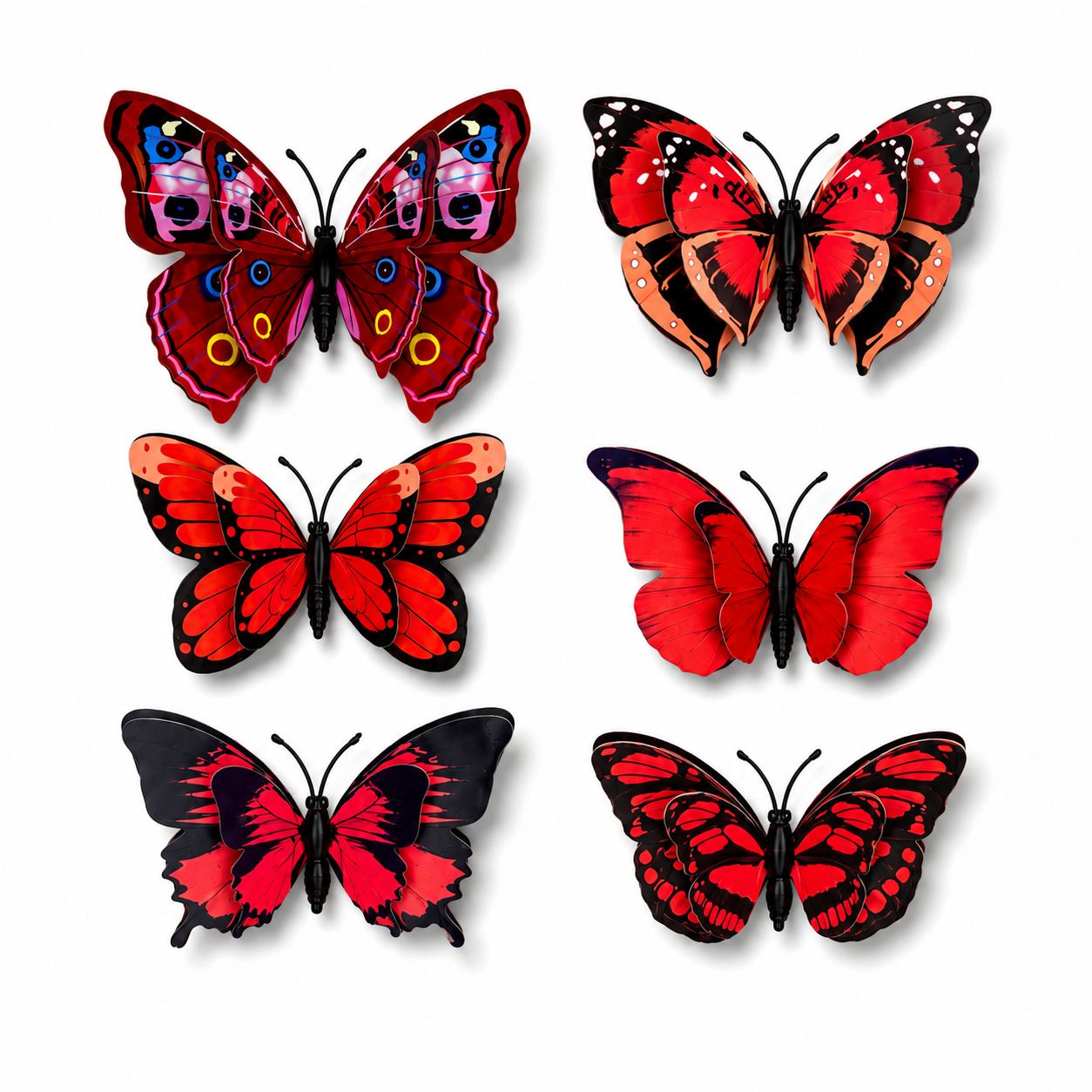 BUTTERFLY FRIDGE MAGNET (pack of 6)