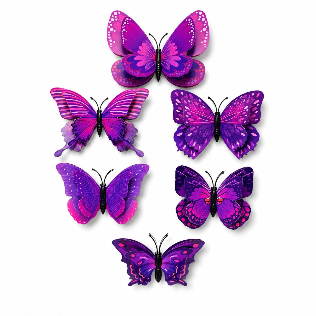BUTTERFLY FRIDGE MAGNET (pack of 6)