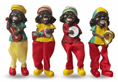 AFRICAN MUSICIAN (PACK OF 4)(random design) - PICKITT MARKET