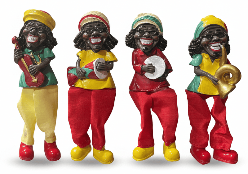 AFRICAN MUSICIAN (PACK OF 4)(random design) - PICKITT MARKET