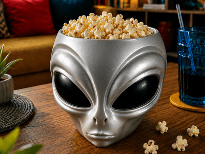 ALIEN POPCORN BOWL (PREPAID ONLY) - PICKITT MARKET