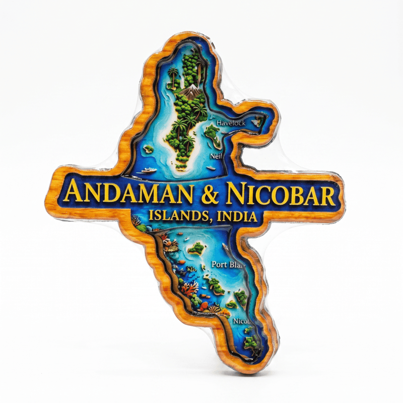 ANDAMAN & NICOBAR ISLANDS FRIDGE MAGNET - PICKITT MARKET