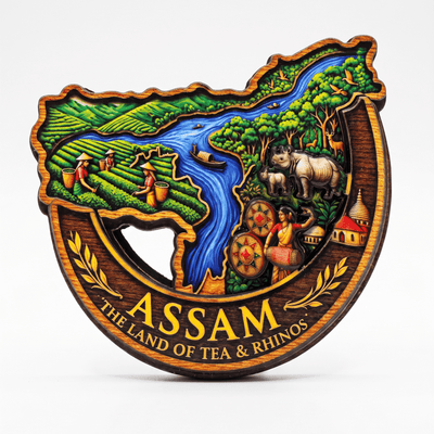 ASSAM FRIDGE MAGNET - PICKITT MARKET